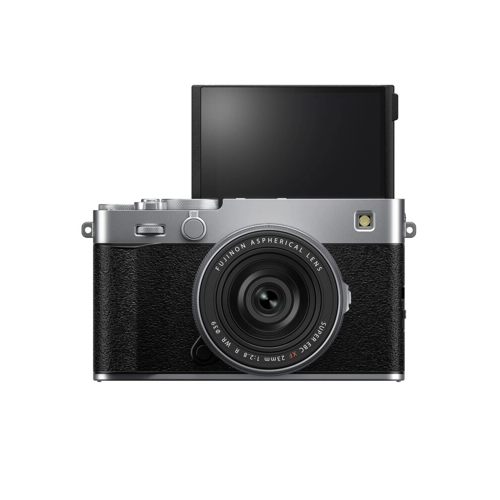 Fujifilm X-E5 + XF 23mm f/2.8 R WR MILC fényképezőgép KIT (ezüst)