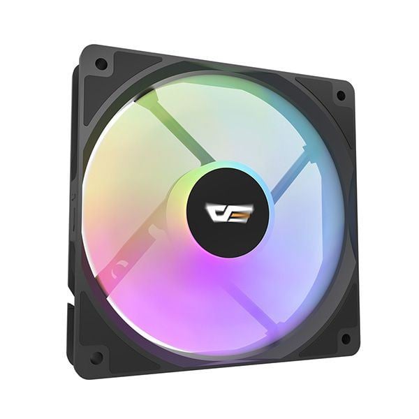 DarkFlash CL12 Rainbow ház hűtő ventilátor 120mm fekete DarkFlash CL12 Rainbow ház hűtő ventilátor 120mm fekete
