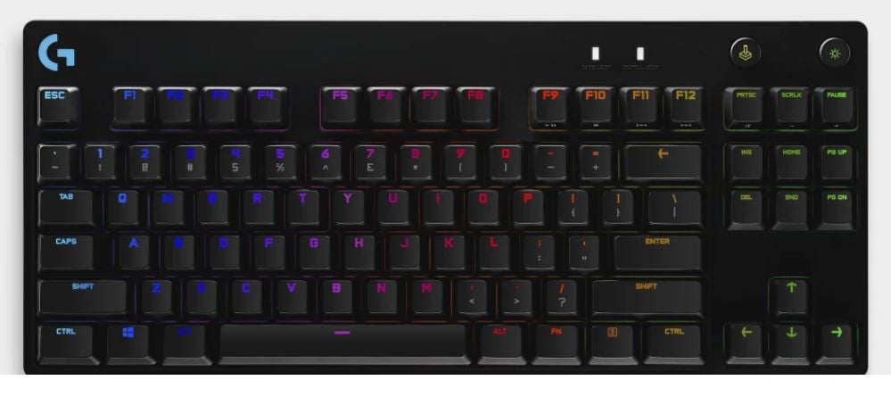 Logitech PRO Clicky amerikai nemzetközi billentyűzet fekete (920-009392)