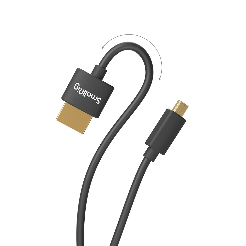 SMALLRIG Ultra Slim 4K HDMI kábel  D to A 35cm 