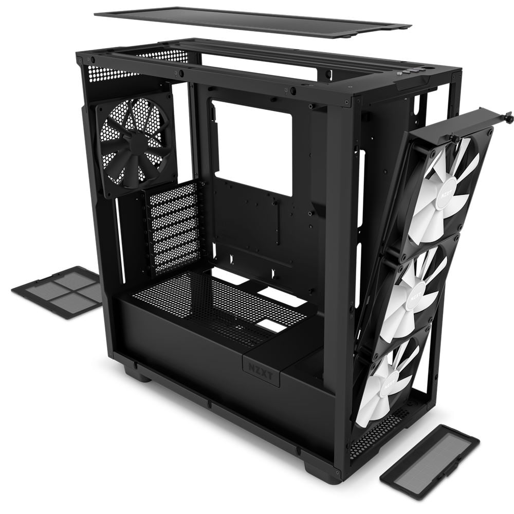NZXT CM-H71EB-02 H7 Elite táp nélküli ablakos ház matt fekete