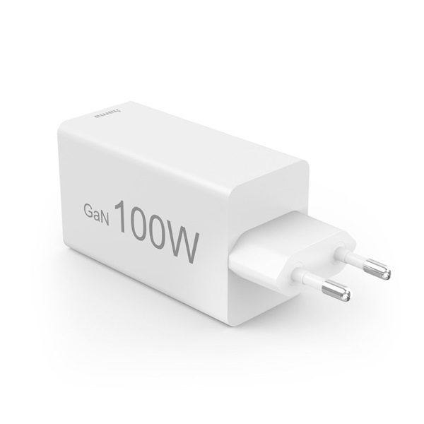 Hama 00201997 100W GAN PD QC USB/USB-C fehér hálózati töltő