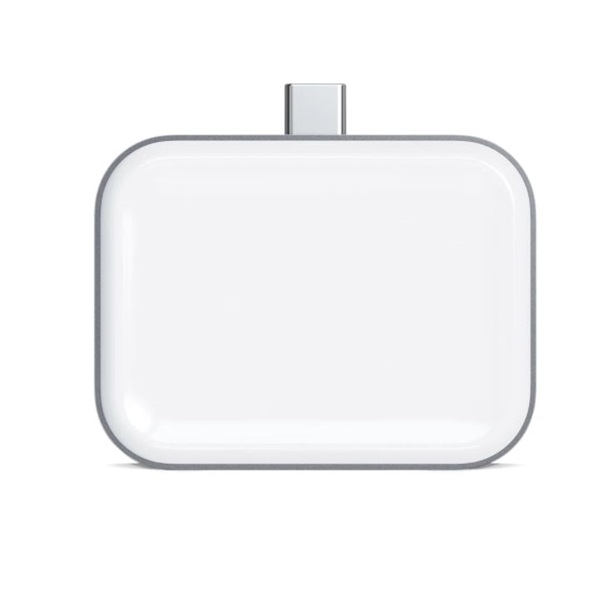 Satechi ST-TCWCDM Type-C AirPods/AirPods Pro asztroszürke vezeték nélküli töltő Satechi ST-TCWCDM Type-C AirPods/AirPods Pro asztroszürke vezeték nélküli töltő