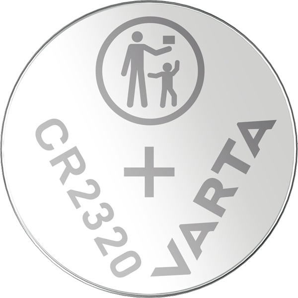 CR2320 lítium gombelem, 3 V, 135 mA, Varta BR2320, DL2320, ECR2320, KCR2320, KL2320, KECR2320, LM2320 CR2320 lítium gombelem, 3 V, 135 mA, Varta BR2320, DL2320, ECR2320, KCR2320, KL2320, KECR2320, LM2320