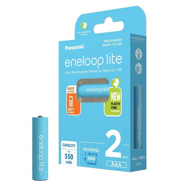 Panasonic Eneloop mikroceruza akku AAA NiMH 1,2V 550 mAh 2 db (BK-4LCCE/2BE) Panasonic Eneloop mikroceruza akku AAA NiMH 1,2V 550 mAh 2 db (BK-4LCCE/2BE)