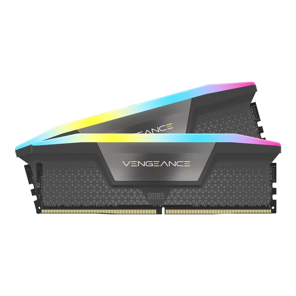CORSAIR Vengeance RGB DDR5 6000MHz CL30 64GB Kit2 AMD Expo Memória