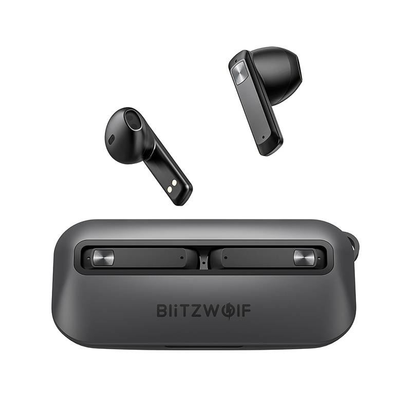BlitzWolf BW-FPE1 TWS Bluetooth fülhallgató fekete BlitzWolf BW-FPE1 TWS Bluetooth fülhallgató fekete