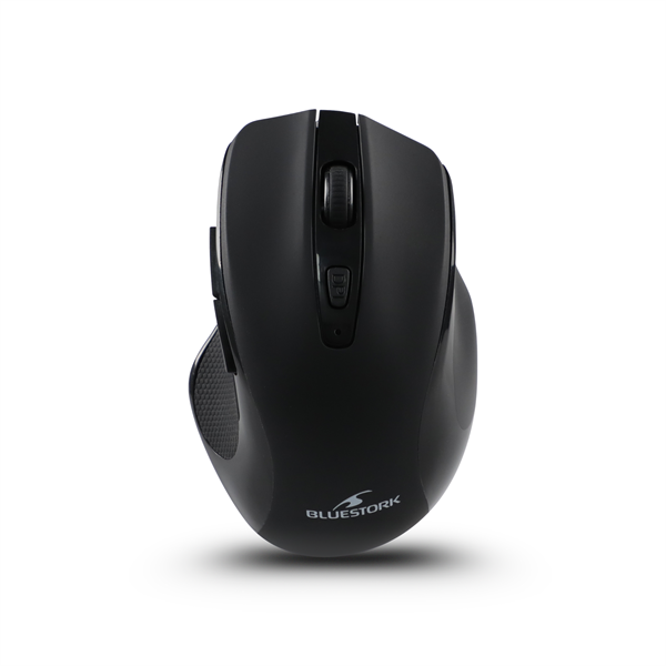 Bluestork  M-WL-OFF75-BLACK  Rechargeable Bluetooth 1600 DPI  6 gomb optikai Vezeték nélküli Egér   Fekete