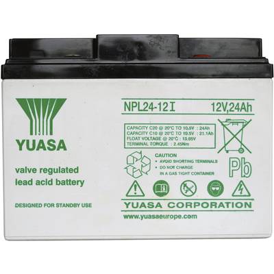 YUASA zselés akkumulátor, 12 V 24 Ah, 10 év YUASA zselés akkumulátor, 12 V 24 Ah, 10 év