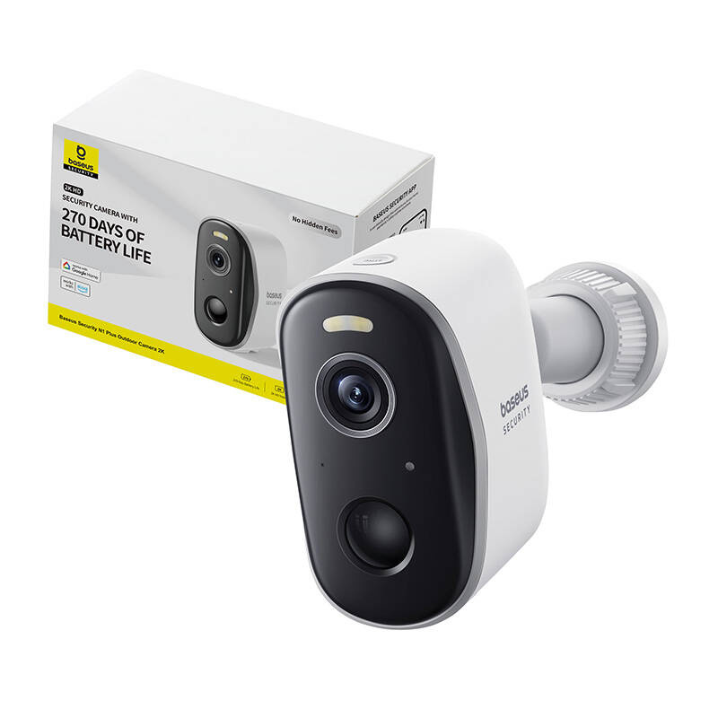 Baseus N1 Plus Outdoor Kamera Fehér