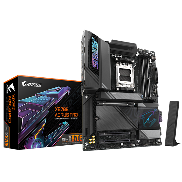 GIGABYTE AM5 X870E AORUS PRO AMD X870 ATX Alaplap GIGABYTE AM5 X870E AORUS PRO AMD X870 ATX Alaplap
