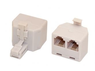 RJ11 telefon Y ELOSZTÓ 4/ 4tel+4tel  (TEE2674)