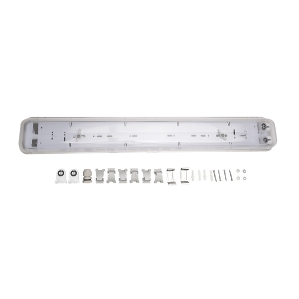 Iris Lighting JF6218 T8 LED fénycsőre előkészített por- és páramentes lámpatest IP65 60cm (WP-JF218LED)