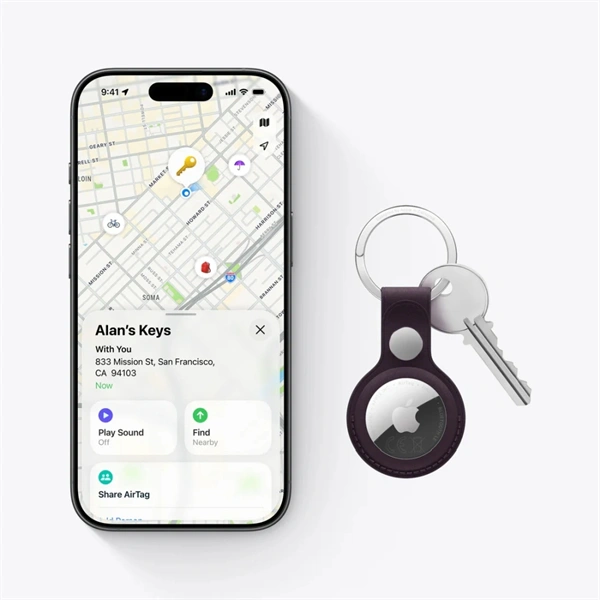 Apple AirTag  (2nd gen, 2026) nyomkövető biléta