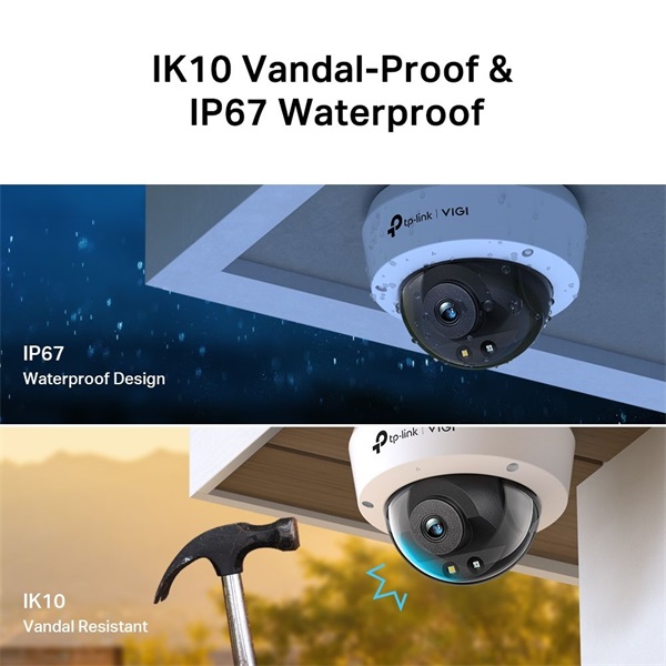 TP-LINK VIGI C240 (2.8mm) 4MP Full-Color Dome Network Camera