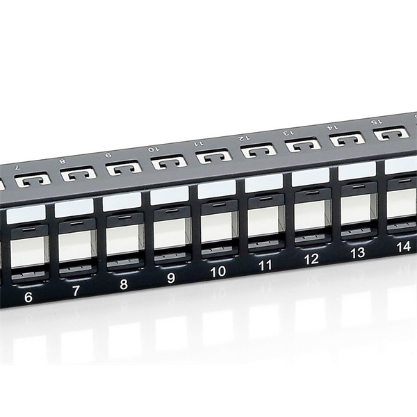 Equip Keystone 769124 24 port Cat6 1U árnyékolatlan Patch Panel Fekete Equip Keystone 769124 24 port Cat6 1U árnyékolatlan Patch Panel Fekete