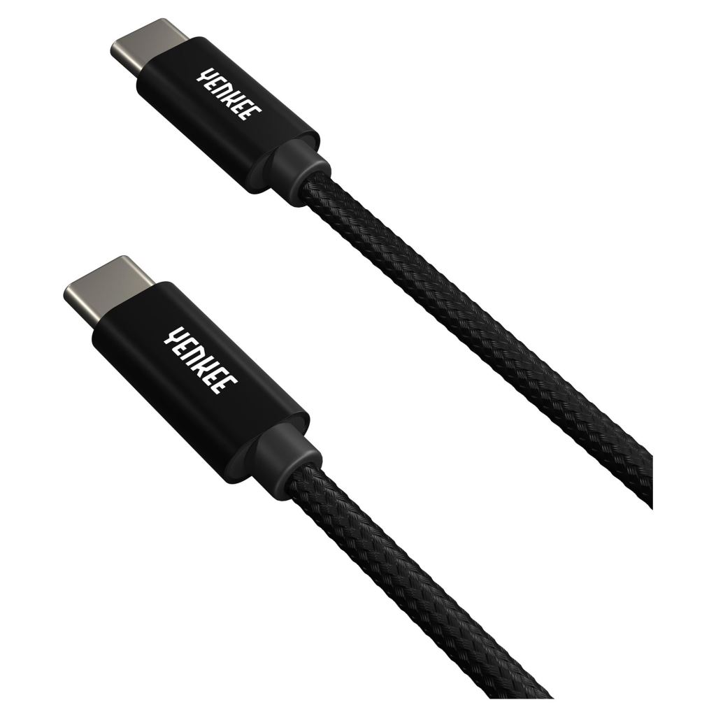 Yenkee YCU C103 BK USB-C - USB-C adat-, és töltőkábel 3m fekete Yenkee YCU C103 BK USB-C - USB-C adat-, és töltőkábel 3m fekete