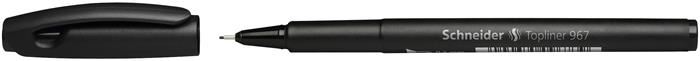 Schneider "Topliner 967" tűfilc 0,4 mm fekete  (TSCTOP967FK / 9671)