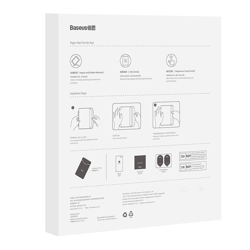 Tempered Glass Baseus Corning 0.4 mm for Pas Pro 12.9"