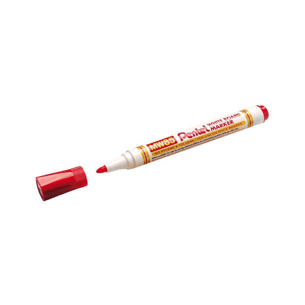 Pentel Táblamarker 2mm, kerek,  piros (MW85-BE)