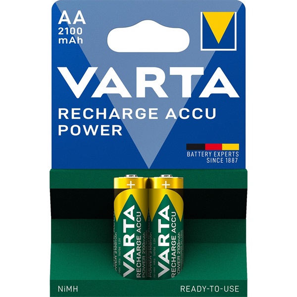 Varta Ready To Use AA Ni-Mh 2100 mAh ceruza akku (2db/csomag)