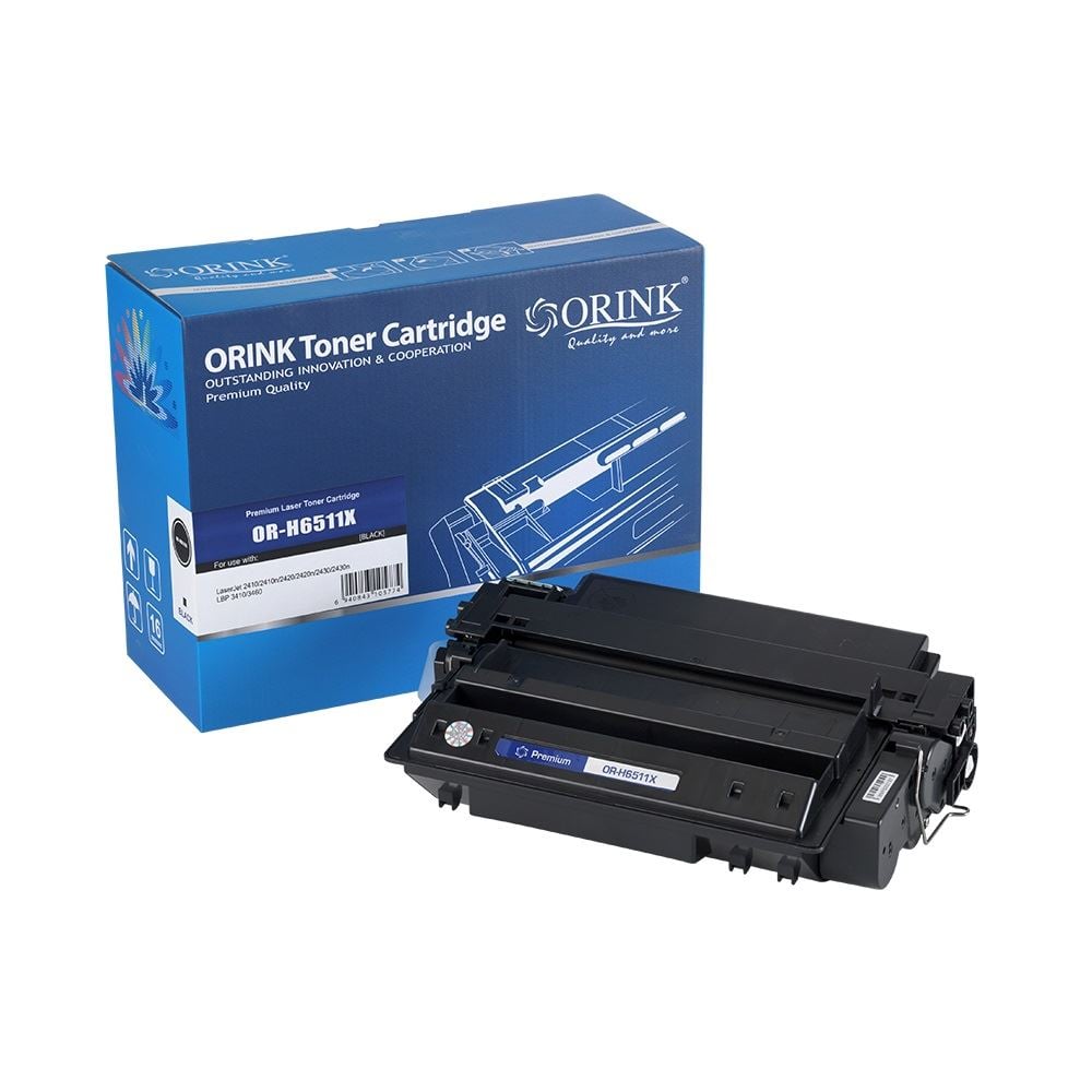 Orink utángyártott HP Q6511X/Canon CRG710 toner fekete (HPO6511XUNI)