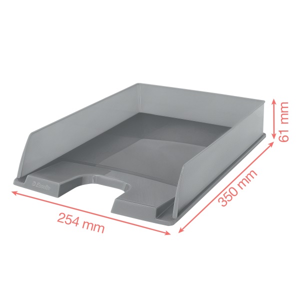 Esselte ColourBreeze áttetsző korall irattálca