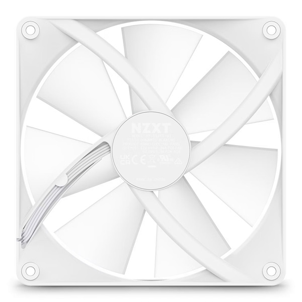 NZXT F120 RGB Core ház hűtő ventilátor Fehér