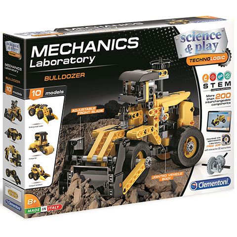 Clementoni Science & Play: Mechanikus Labor Bulldózer 10az1-ben építőjáték (50317) Clementoni Science & Play: Mechanikus Labor Bulldózer 10az1-ben építőjáték (50317)
