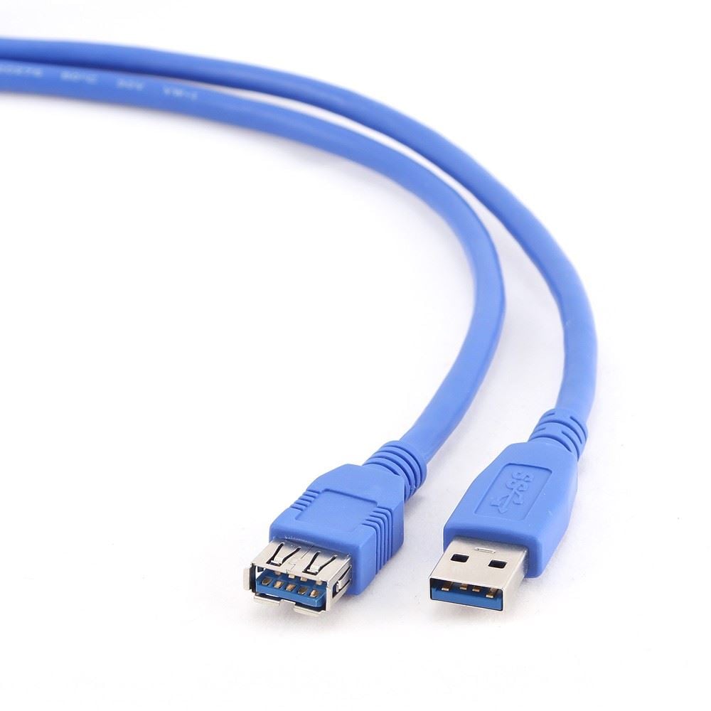 Gembird Cablexpert USB 3.0 A-A hosszabbító kábel 1.8m kék (CCP-USB3-AMAF-6) Gembird Cablexpert USB 3.0 A-A hosszabbító kábel 1.8m kék (CCP-USB3-AMAF-6)