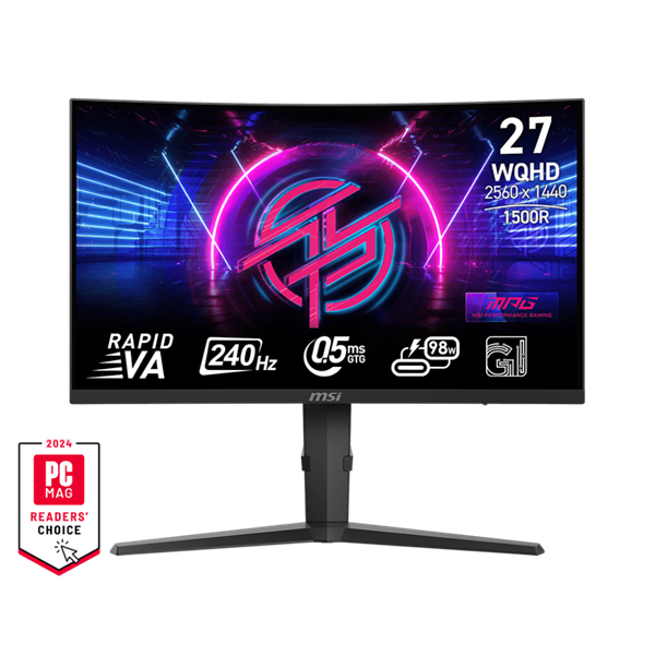 MSI MPG 275CQRXF 27" Rapid VA WQHD 2560x1440 240Hz Ívelt GAMING Monitor MSI MPG 275CQRXF 27" Rapid VA WQHD 2560x1440 240Hz Ívelt GAMING Monitor