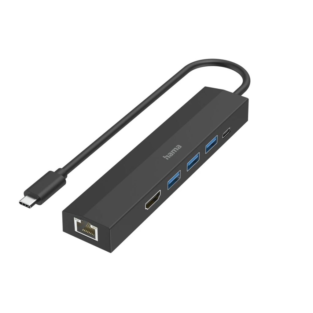 Hama USB 3.1 TYPE-C 6IN1 Dokkoló Fekete