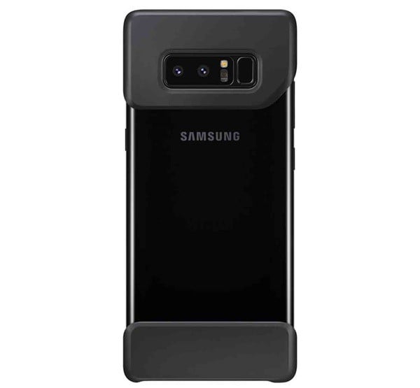 SAMSUNG műanyag telefonvédő (2 részes) FEKETE [Samsung Galaxy Note 8 (SM-N950F)]