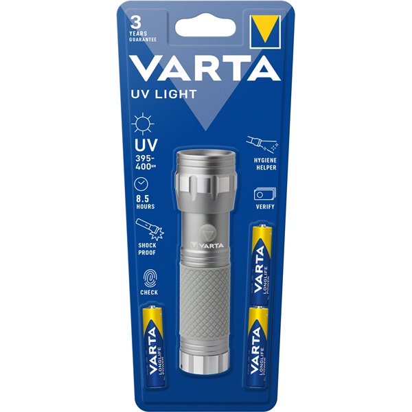UV pénzvizsgáló lámpa, LED, VARTA "UV Light"