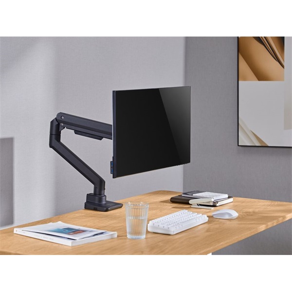 Equip  650180 17"-49"  1 monitor  dönthető  forgatható  Max.: 20kg Monitor Asztali konzol fekete 