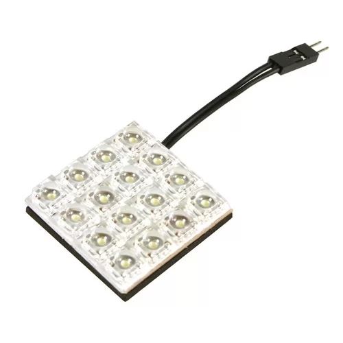 Lampa SMD 16 LED panel 35x35mm kék (0158499)