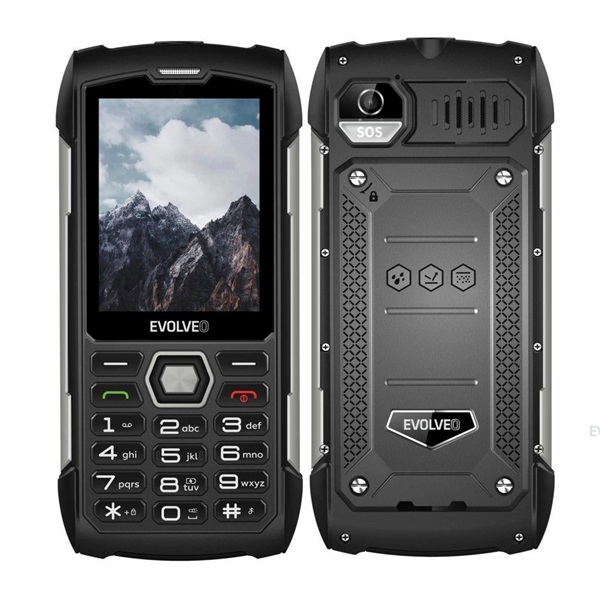 Evolveo STRONGPHONE H1 2,8" DualSIM Mobiltelefon Fekete-ezüst Evolveo STRONGPHONE H1 2,8" DualSIM Mobiltelefon Fekete-ezüst