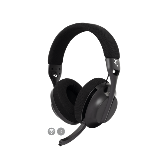 White Shark GH-2441B FALCON vezeték nélküli gamer fejhallgató mikrofonnal Fekete