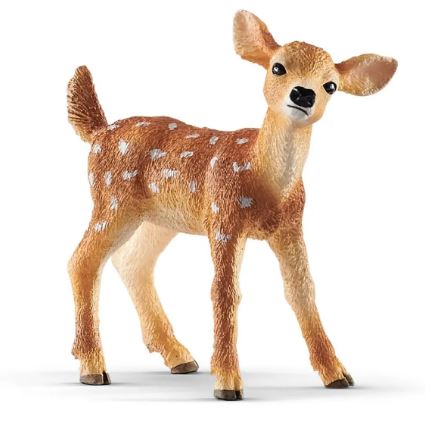 Schleich fehérfarkú szarvasborjú figura (14820)