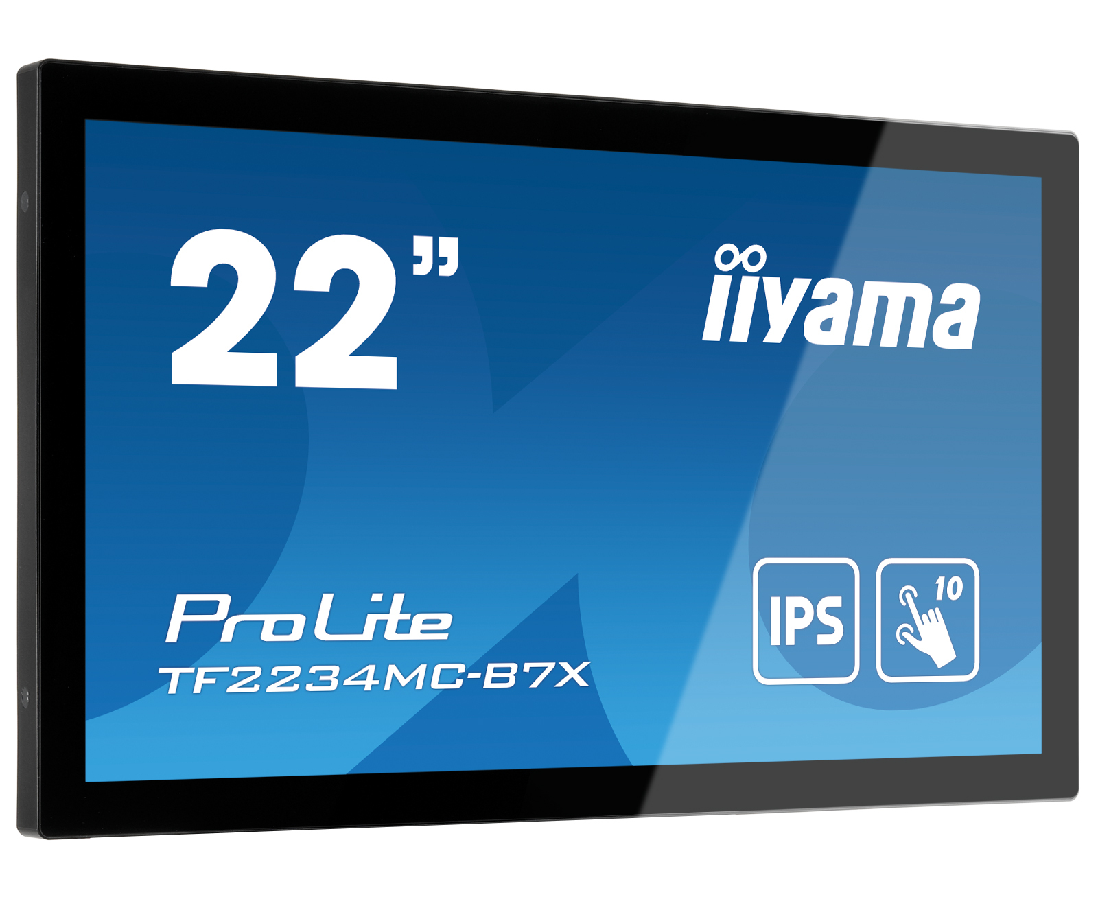 iiyama 21,5" ProLite TF2234MC-B7X IPS LED Monitor - 1920x1080, Full HD, Érintőképernyő, Fekete
