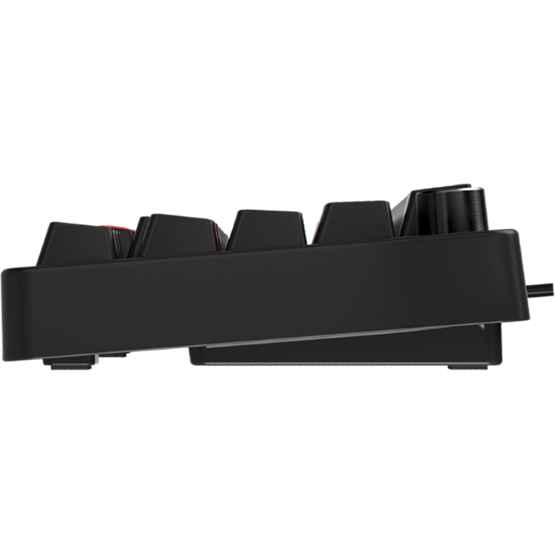 BILL MARVO Arma 67 vezetékes gaming billentyűzet - Fekete - US /TNT Peach linear/