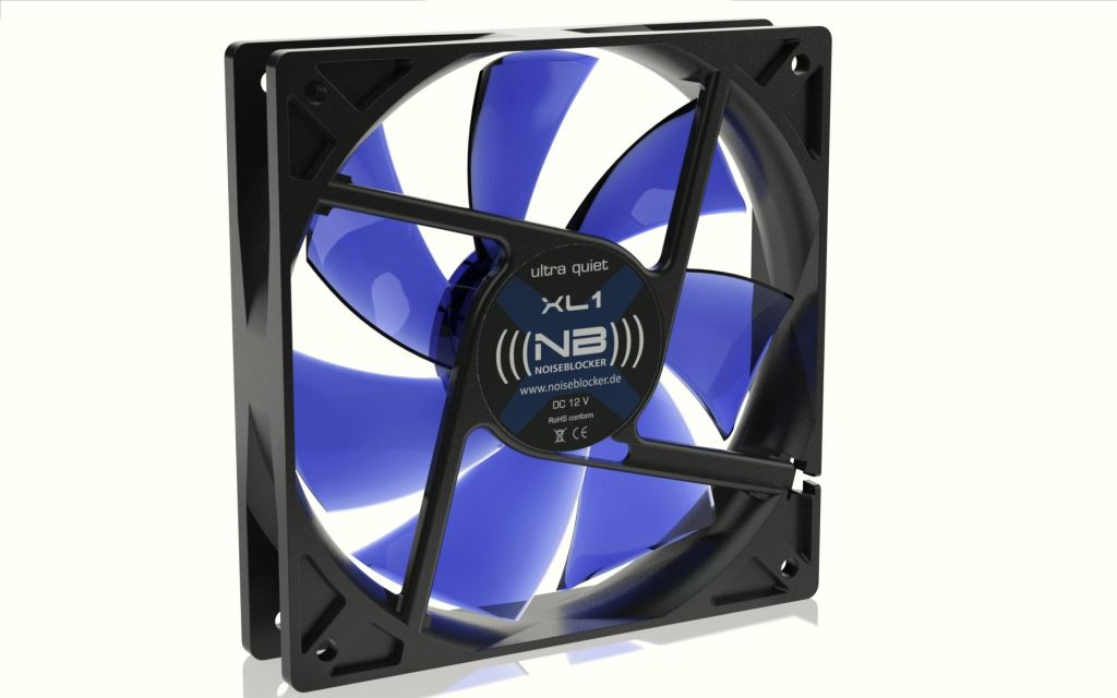 Blacknoise NB-BlackSilentFan 1000rpm ház hűtő 12 cm (XL-1) Blacknoise NB-BlackSilentFan 1000rpm ház hűtő 12 cm (XL-1)