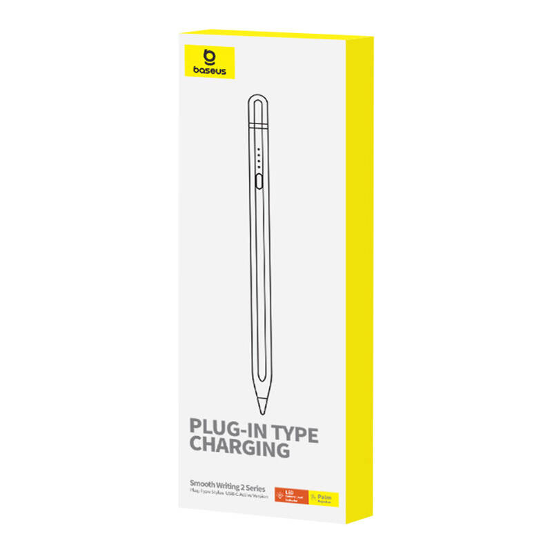 Baseus Smooth Writing Series stylus plug-in töltés aktív  USB-C Fehér 