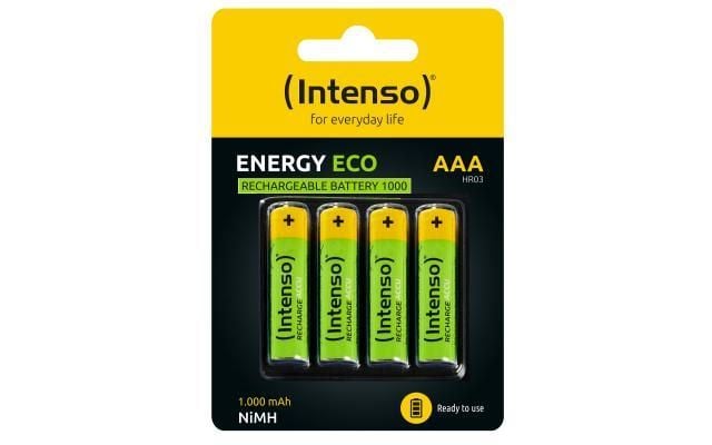 Intenso Energy Eco AAA 1000mAh akkumulátor 4db/cs (7505214) Intenso Energy Eco AAA 1000mAh akkumulátor 4db/cs (7505214)