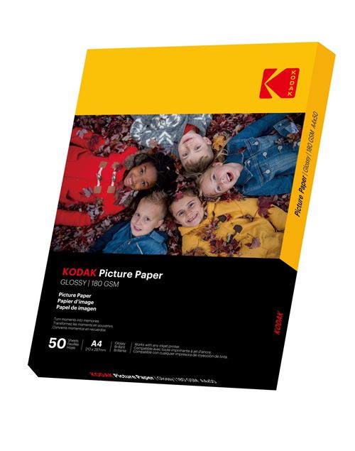 KODAK  High Gloss 180g  A4  21x29,7cm  50db Picture fotópapír