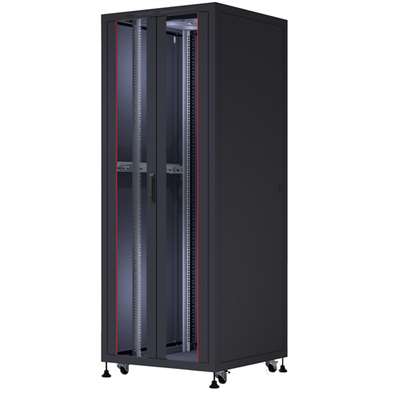 FORMRACK 36U Cosmoline 800x800 19" szabadon álló rack szekrény - RAL9005 fekete