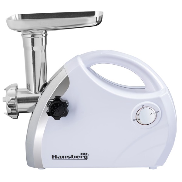 Hausberg HB-3430AB 1800W fehér elektromos húsdaráló réz motor Hausberg HB-3430AB 1800W fehér elektromos húsdaráló réz motor
