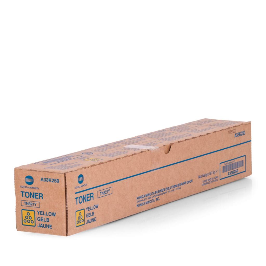 Konica Minolta Bizhub C-224 (TN-321Y) Sárga eredeti toner Konica Minolta Bizhub C-224 (TN-321Y) Sárga eredeti toner