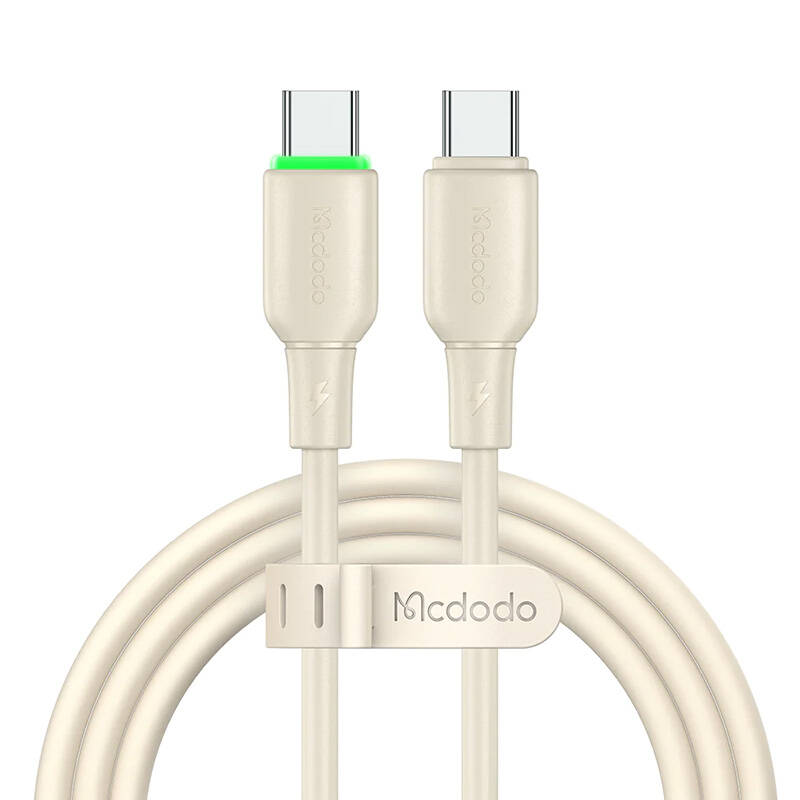 Cable USB-C do USB-C Mcdodo CA-4770 65W 1.2m (beige) Cable USB-C do USB-C Mcdodo CA-4770 65W 1.2m (beige)