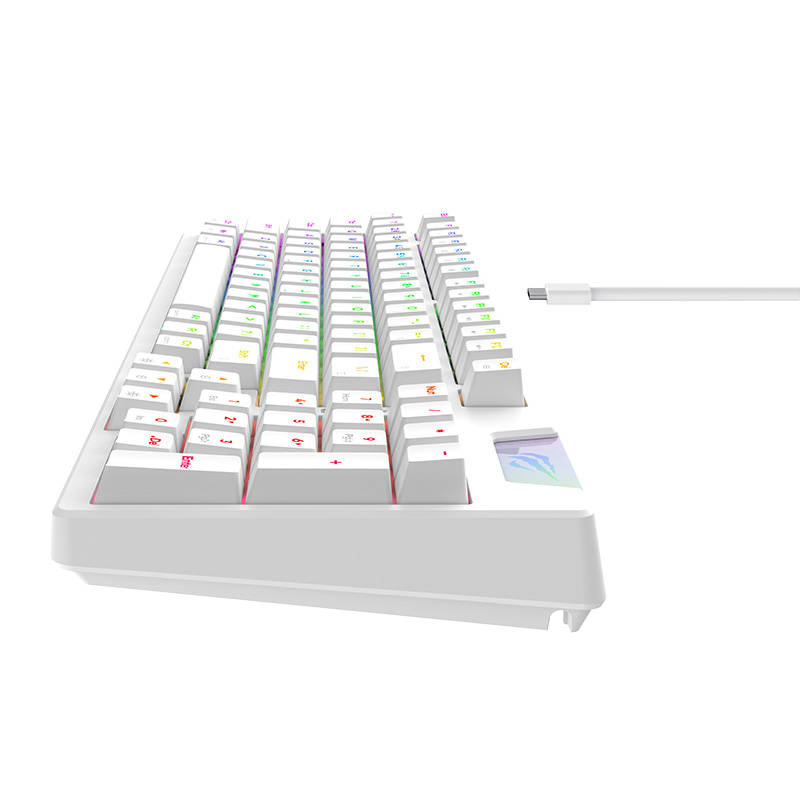Havit KB885L gamer billentyűzet RGB (fehér)